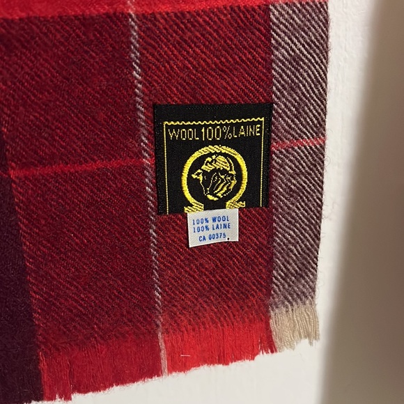 Wool Plaid Scarf - Picture 3 of 7